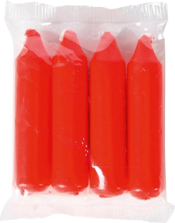 Produktbild Adventskerze 10cm Ø2,2cm rot 4 Pack (4 Stk.)