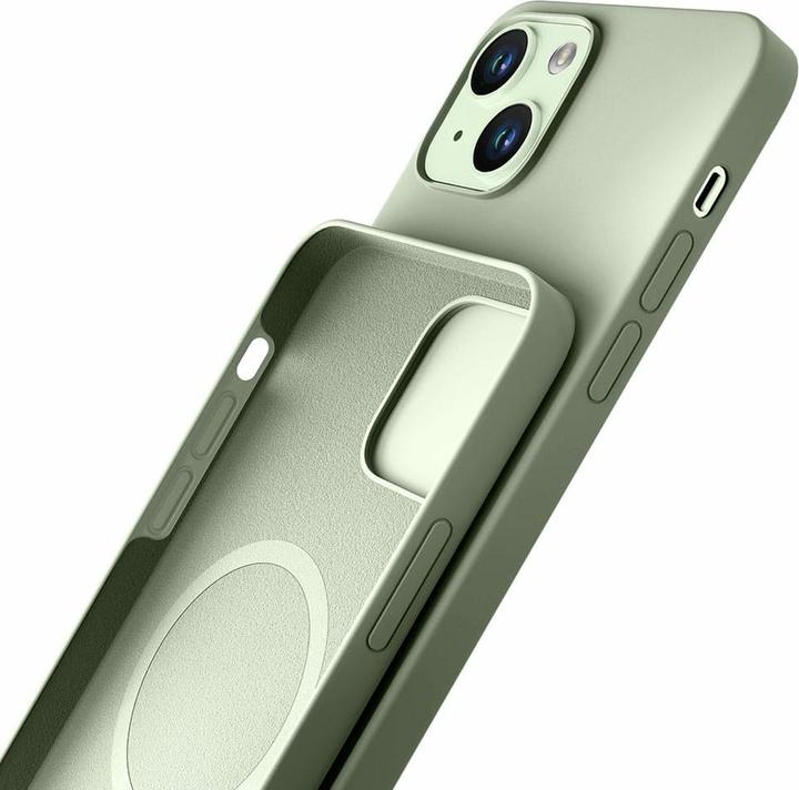 Actual product image 3MK Hardy Case iPhone 15 6.1" zielony/green MagSafe (Apple iPhone 15)