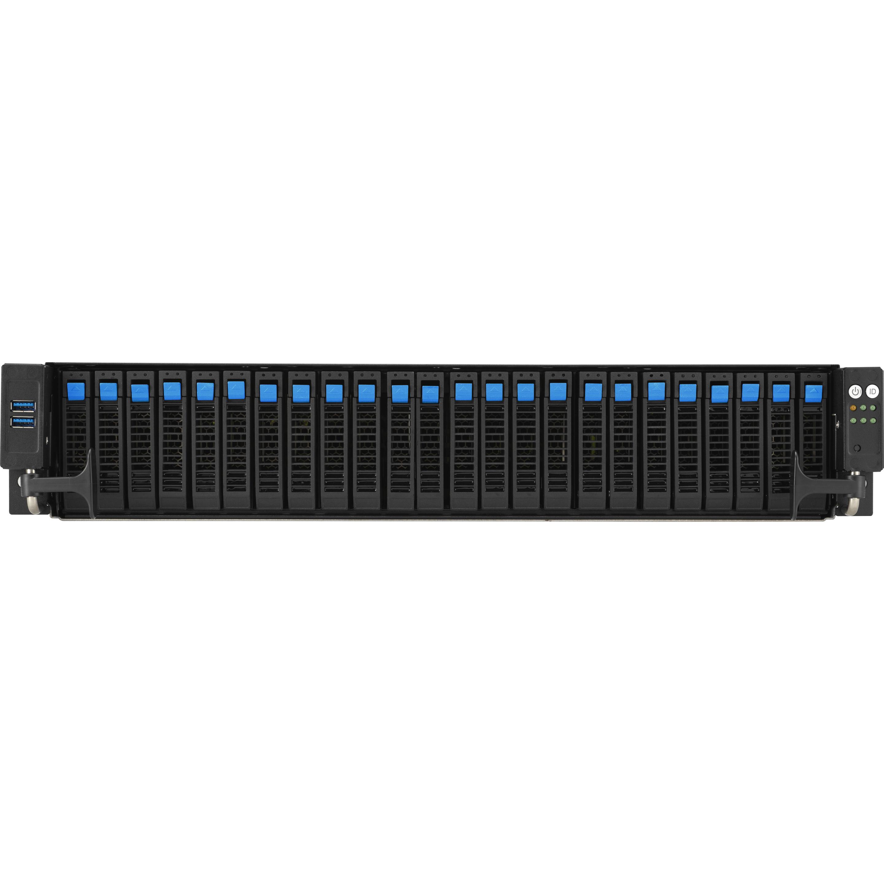 ASUS Platforma Rack (2U) RS720A-E12-RS24U AMD Epyc 9004 (24x NVMe 2xM.2 3xGPU 2x10Gbe IPMI 1+1 (AMD 