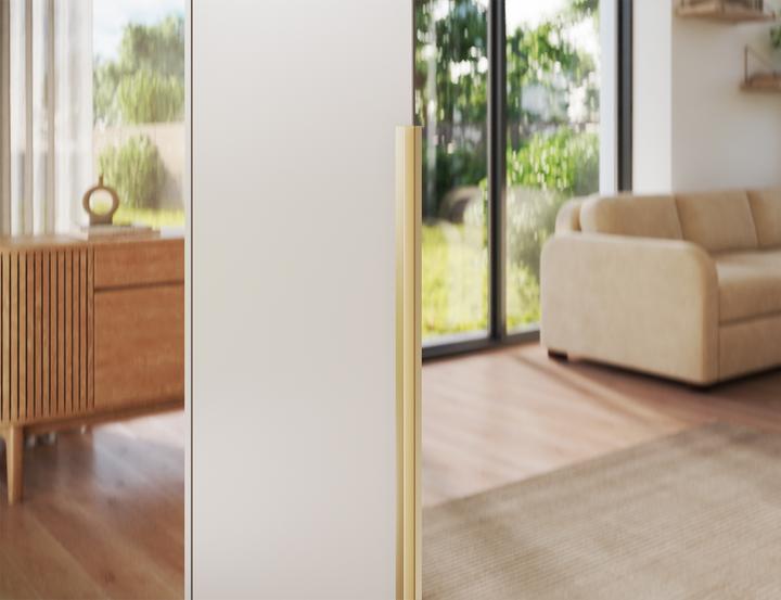 Produktbild ADRK Furniture Alera III mit Aufsatz – Drehtürenschrank (148 x 58 x 250 cm)