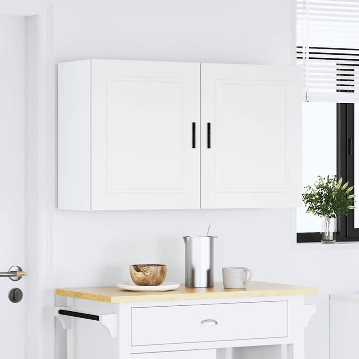 Immagine prodotto VidaXL Pensili da cucina 2 pezzi. Parete attrezzata in legno bianco Porto Cucina (50 x 31 x 60 cm)