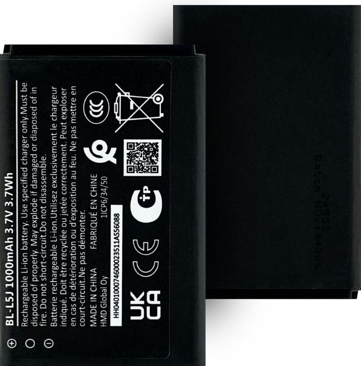 OEM Batterie BL-L5J 1000 mAh pour Nokia 105 (2023)