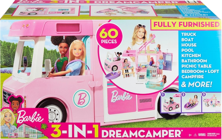 Immagine prodotto Barbie Super Adventure Camper 3 in 1 con accessori