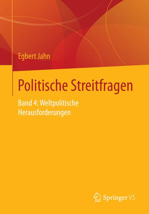 Produktbild Politische Streitfragen 04 (Deutsch, Egbert Jahn, 2014)