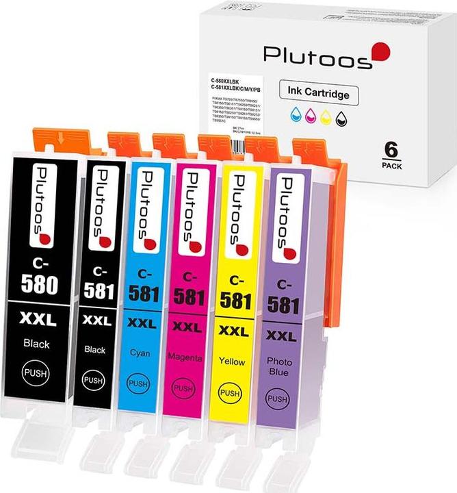 Produktbild Plutoos PGI-580/CLI-581 (BK, C, M, PB, PBK, Y)