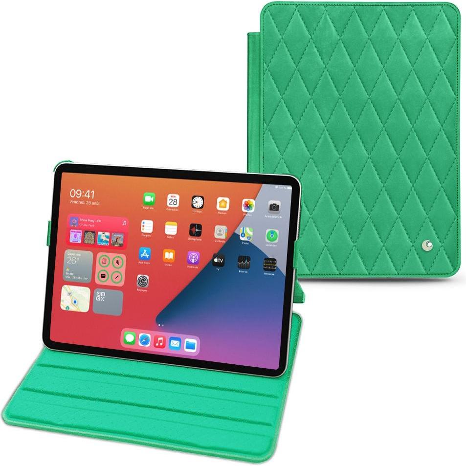 Noreve Lederschutzhülle horizontal (iPad mini 6), Tablet Hülle, Grün