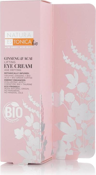 Natura Nature Estonica - Ginseng Acai Lifting Eye Cream Lifting Cream Under Eyes 20Ml (Augenpflege Crème, 20 ml, Tag)