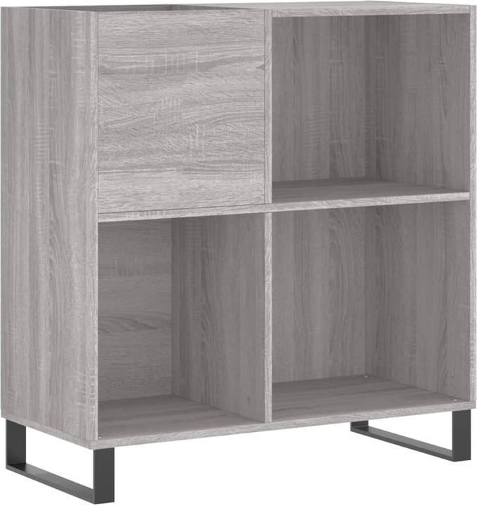 Image du produit vidaXL Plattenschrank Grau Sonoma 84,5x38x89 cm Holzwerkstoff