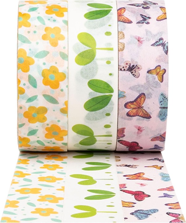 Produktbild Colorations Washi Tape Spring 3 Rollen, 5mtr.
