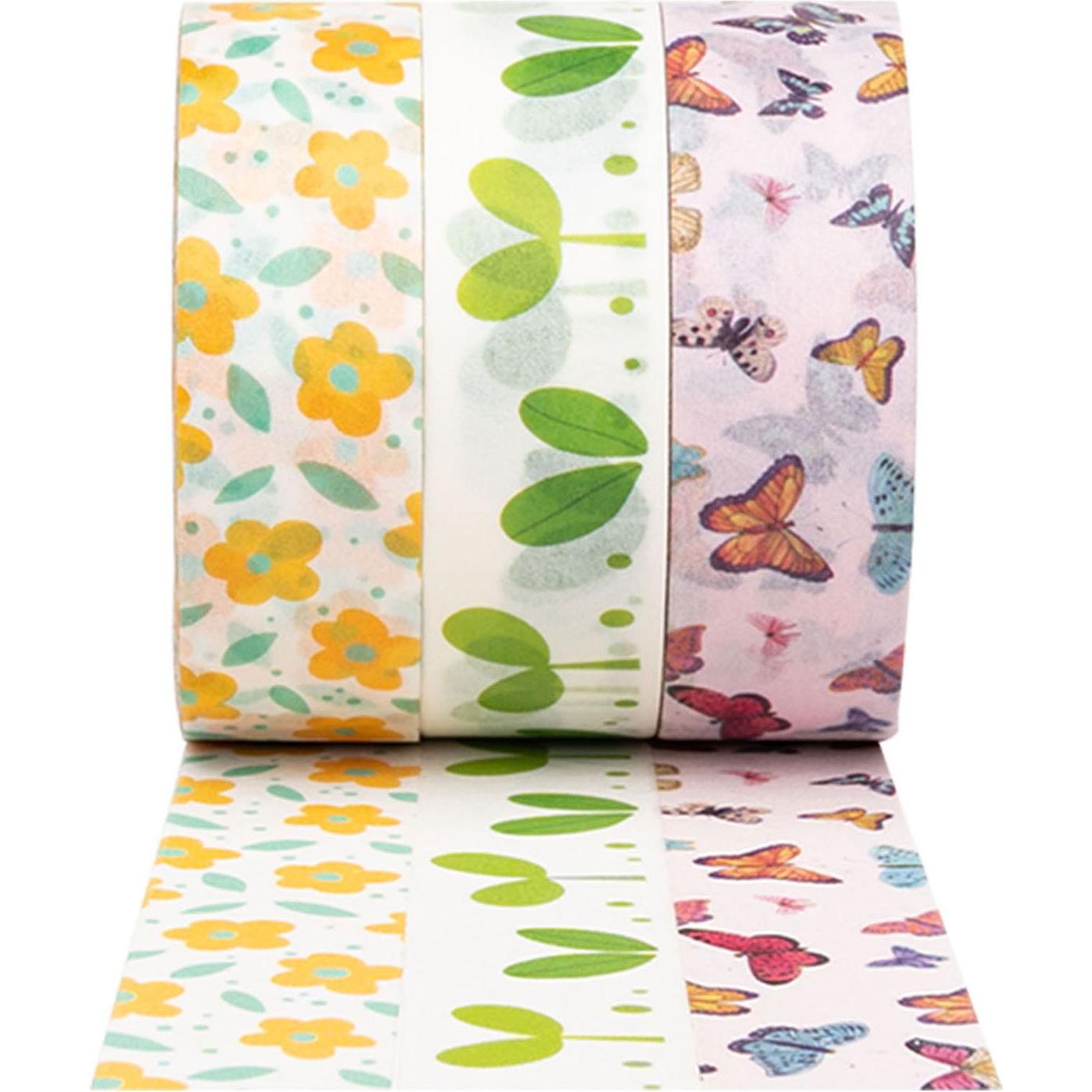 Colorations Washi Tape Spring 3 Rollen, 5mtr.