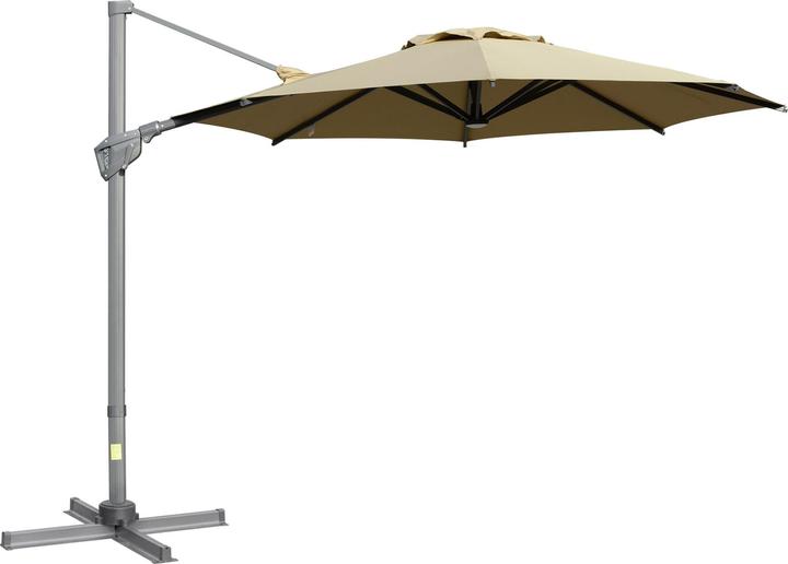 Actual product image Outsunny Parasol with adjustable tilt system (3 m)