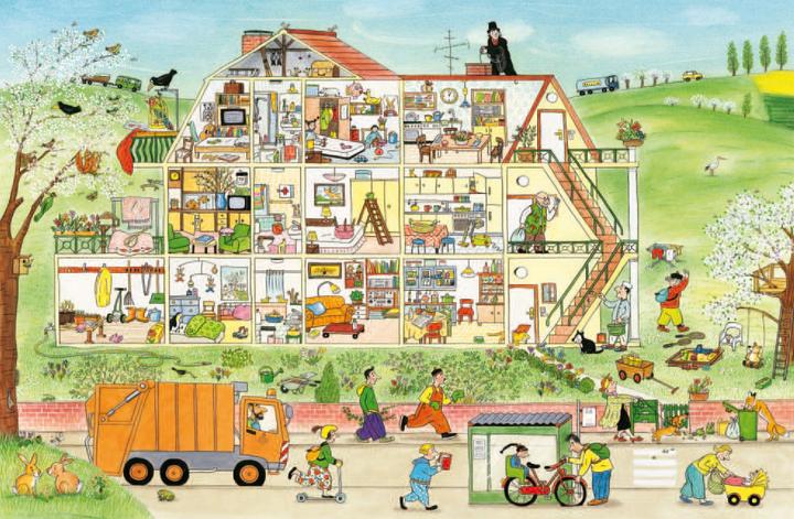Produktbild Frühlings-Wimmelbuch (Deutsch, Rotraut Susanne Berner, 2013)