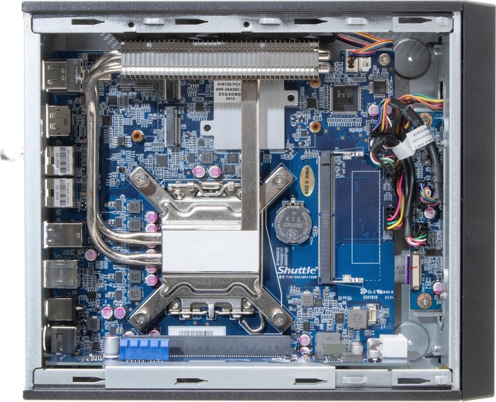 Actual product image Shuttle Barebone XPC slim XH610G2 LGA1700 2xSODIMM DDR5 2xM.2 2xHDMI 1xDP