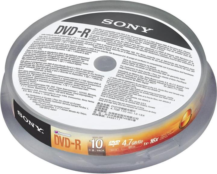 Sony Dvd-R (10 x)
