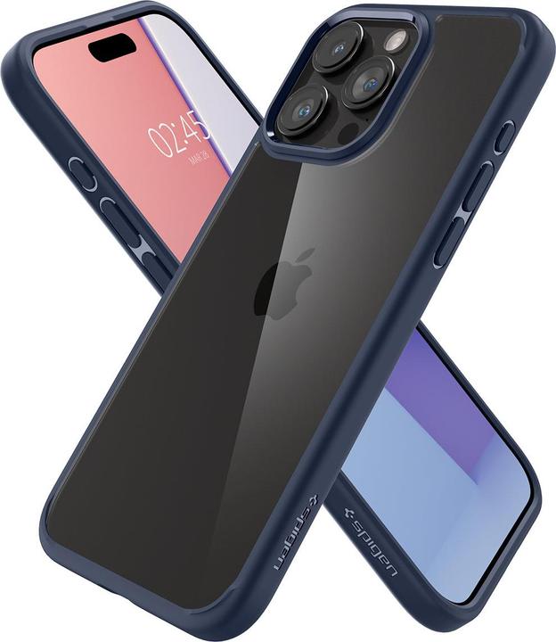 Actual product image Spigen Ultra Hybrid, navy blue - iPhone 15 Pro Max (Apple iPhone 15 Pro Max)
