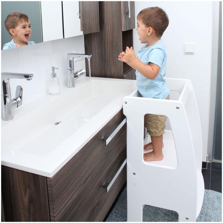 Actual product image Tobi Learning tower natural lacquered