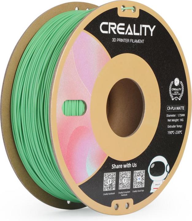 Immagine prodotto Creality Filamento PLA (PLA, 1.75 mm, 1000 g, Verde)