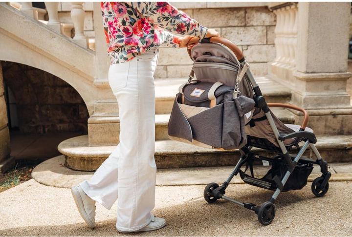 Productafbeelding Beaba Wickeltasche Sydney dunkelgrau meliert