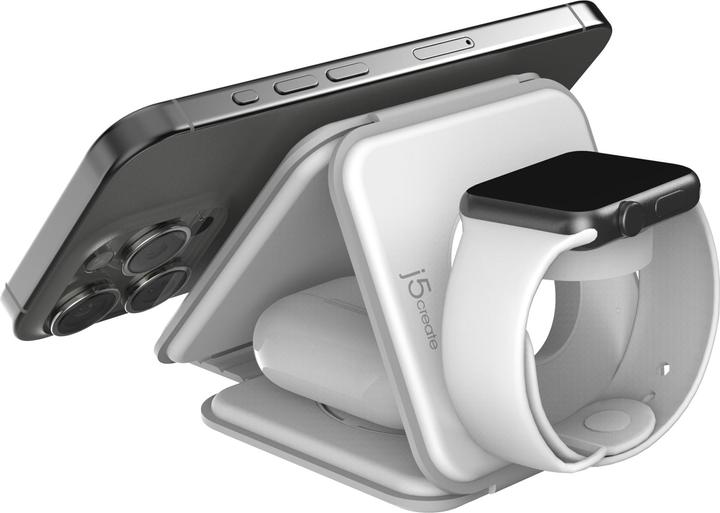 Actual product image j5Create QI2 3-IN-1 MAGNETIC TRAVEL (15 W)