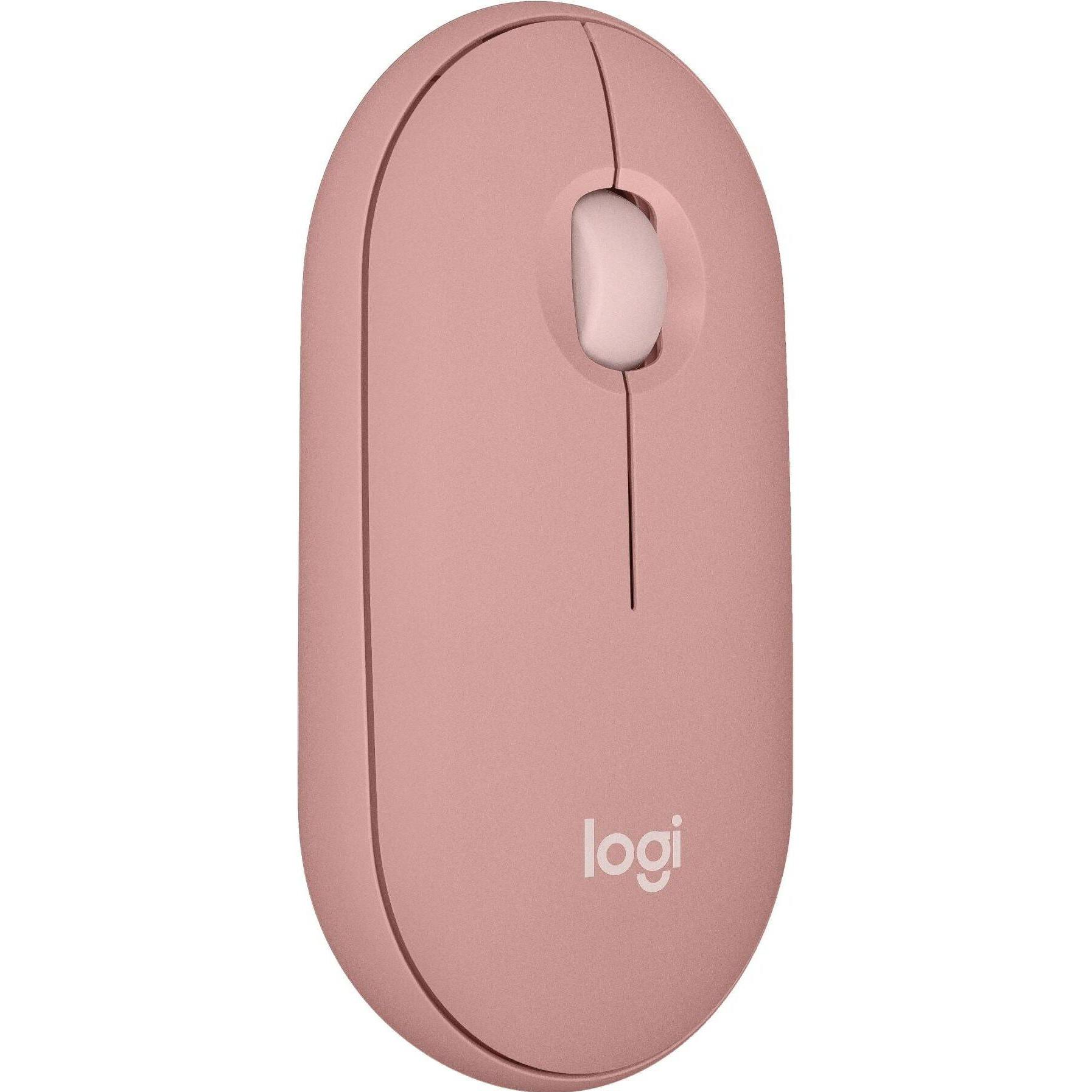 Logitech Pebble 2 (Kabellos), Maus, Rosa