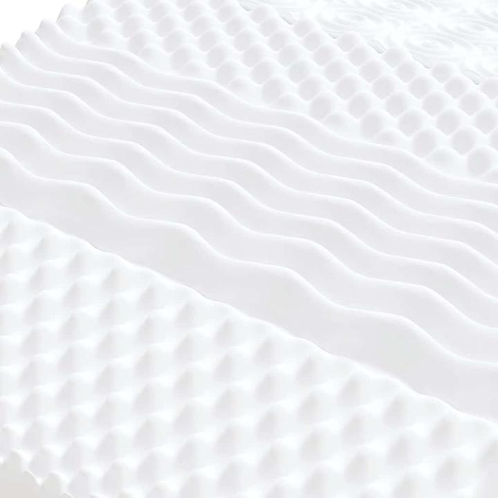 Actual product image vidaXL Schaumstoffmatratze 180 x 210 cm 7-Zonen Härtegrad 20 ILD (180 x 210 cm, Foam core)