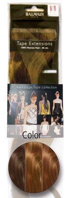 Produktbild Balmain Tapeextensions 40cm warm caramel 2 Stück Echthaar (Warm Caramel, 40 cm)