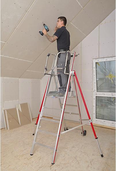 Produktbild kaiserkraft Alu-Plattformleiter (Plattformleiter, 159 cm)