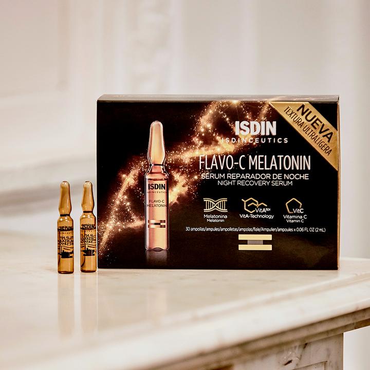 Actual product image Isdin Flavo-C melatonin (60 ml)