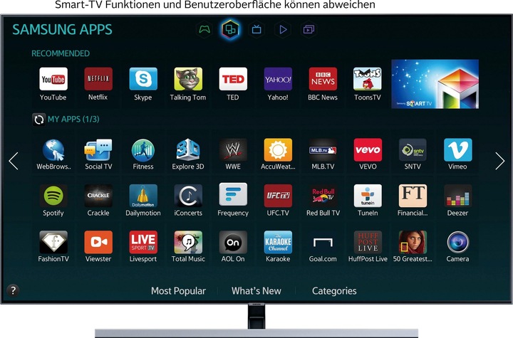 Image du produit Samsung GQ65Q80RGTXZG (65", QLED, 4K, 2019)