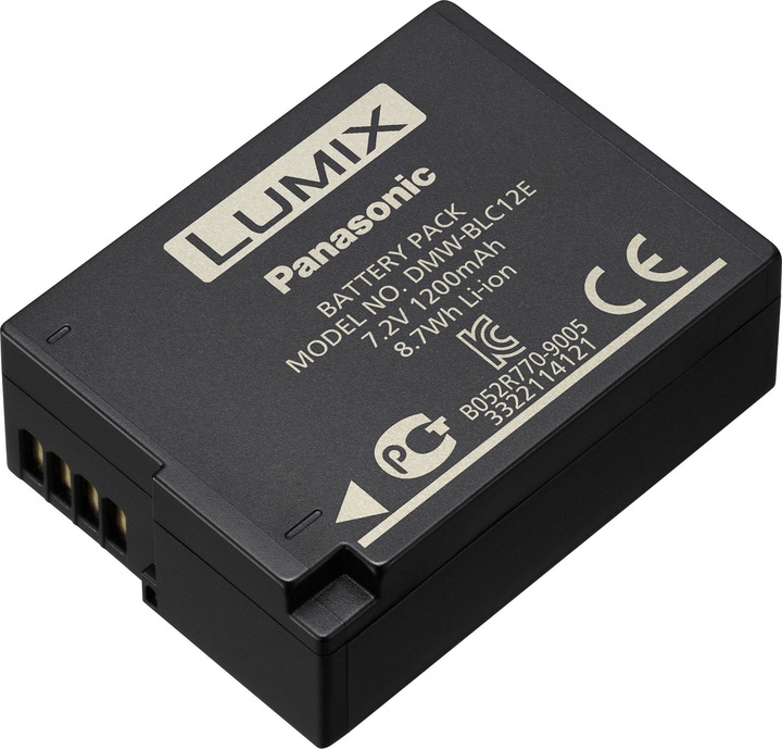 Panasonic Dmw-Blc12e (1 Stk., Gerätespezifisch, 1200 mAh)