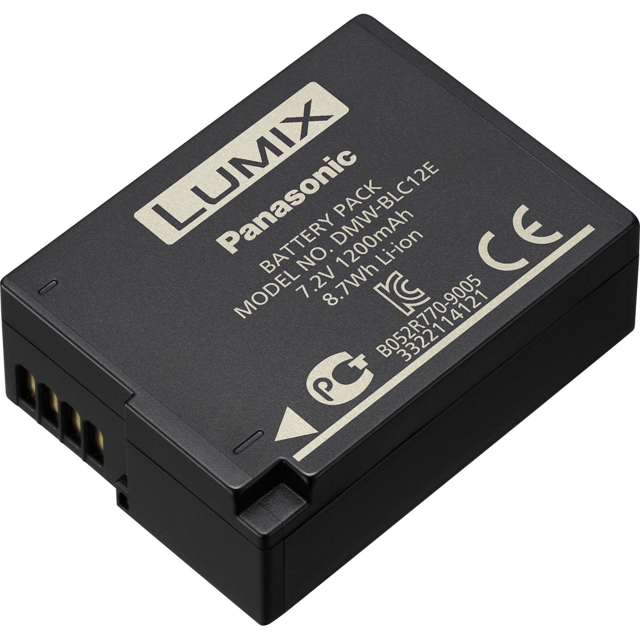 Panasonic Dmw-Blc12e (1 Stk., Gerätespezifisch, 1200 mAh), Batterien + Akkus