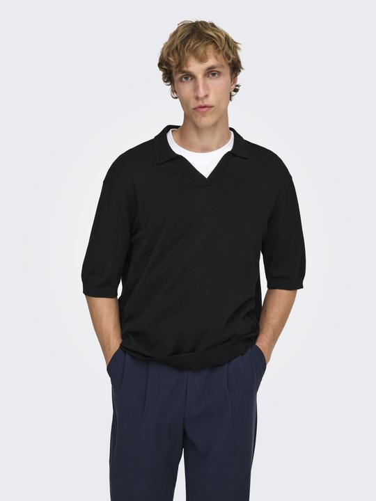 Produktbild Only & Sons Onswyler Life Rlx 12 Ss Split Knit Noos (L)
