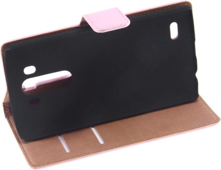Produktbild OEM Slim Leather Book Case for LG G3 pink 4250710554034 (LG G3)