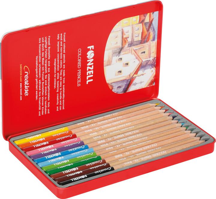 Produktbild Fonzell Farbstifte Creative in Metallschachtel (12x)