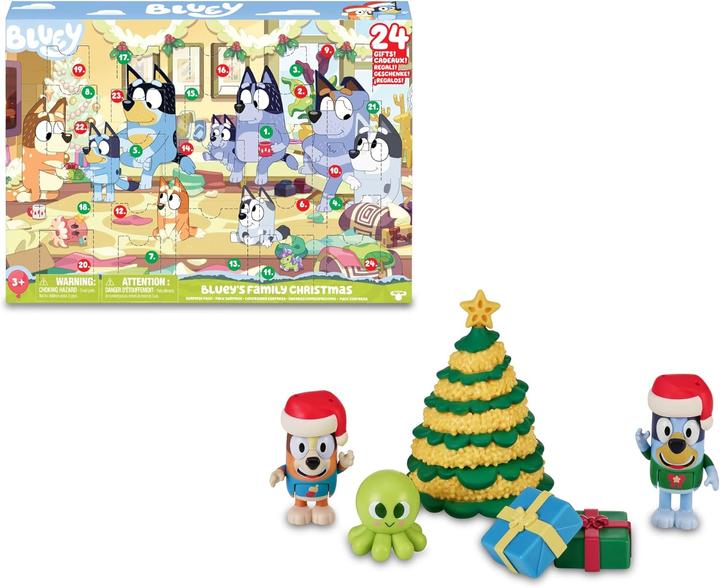 Produktbild Bluey Adventskalender mit 24 Figuren