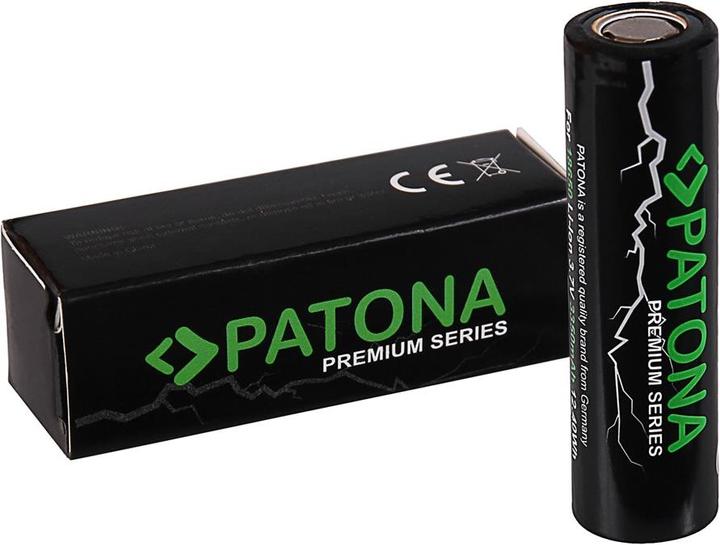 Patona Cellule Premium 18650 (1 pcs, Spécifique à l'appareil, 3350 mAh, Batterie)