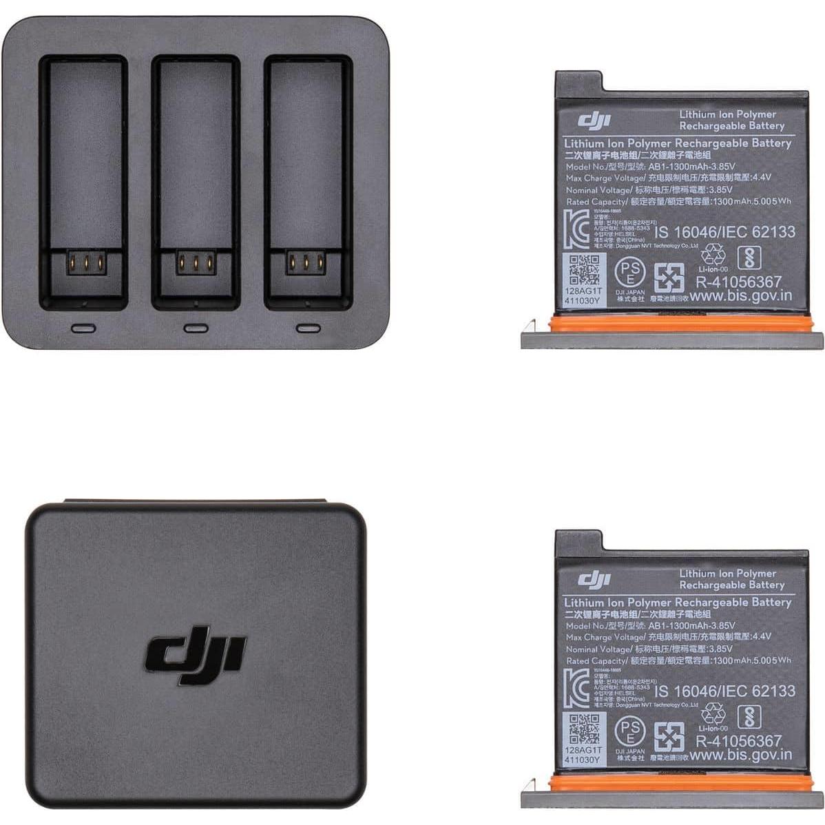 Thumbnail - DJI Osmo Action Charging Kit (Osmo Action), Action Cam Zubehör, Grau