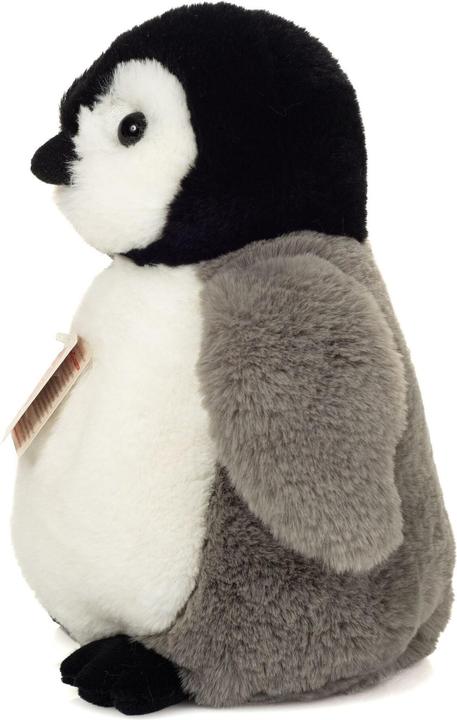 Actual product image Teddy Hermann Pinguin, Plüschtier, Kuscheltier, Stofftier, Plüsch, Grau-Weiss, 25 cm, 900436 (33 cm)