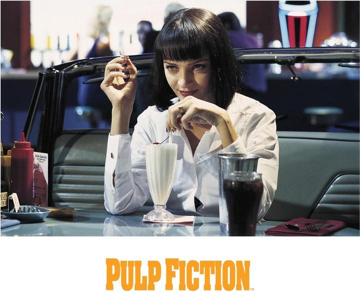 Immagine prodotto Pulp Fiction Maglietta Mia Wallace Adulto Unisex (XL)