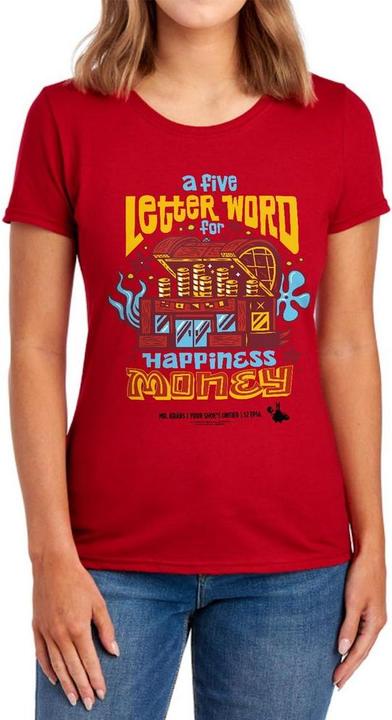 Immagine prodotto Spongebob Squarepants Maglietta Mr Krabs Soldi Donna (XXL)