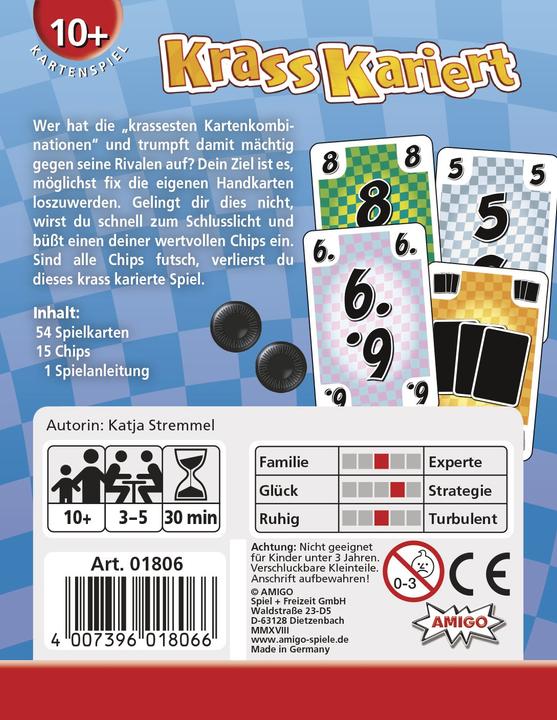 Produktbild Amigo Krass Kariert (Deutsch, 3 - 5 Spieler)
