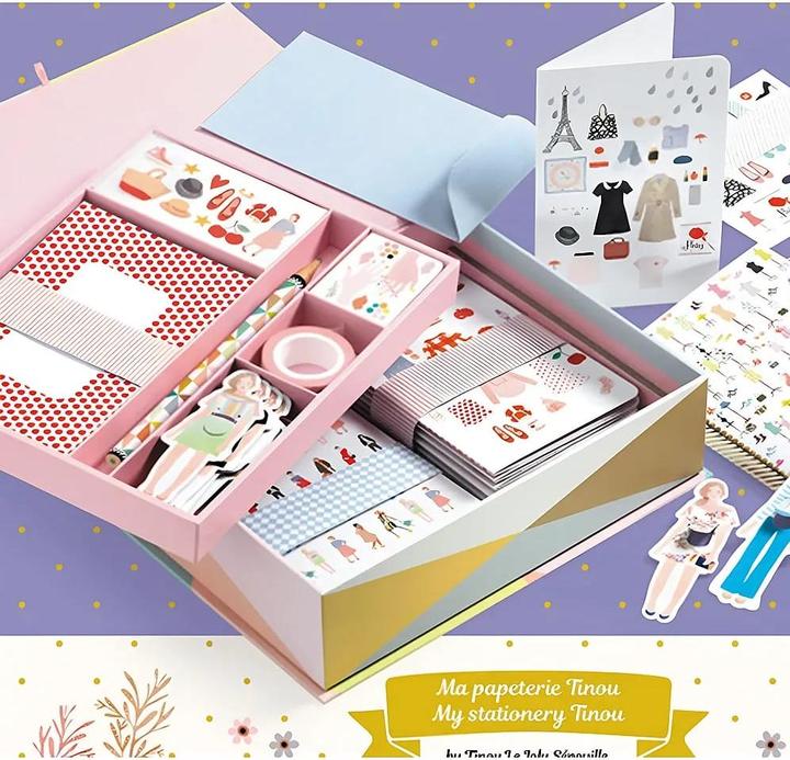 Produktbild Djeco Papeterie Box Tinou
