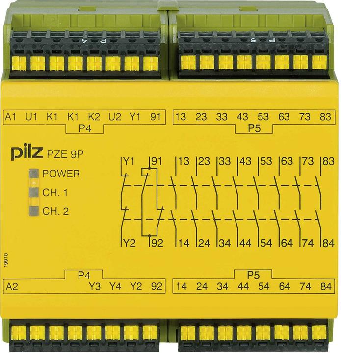 Pilz 787140 PZE 9P C 24VACDC 8n/o 1n/c
