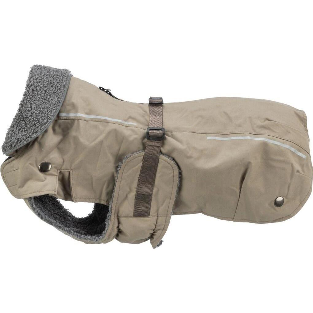 Trixie Mantel Rouen XS, 30 cm, Beige (XS, Hundemantel), Hundebekleidung