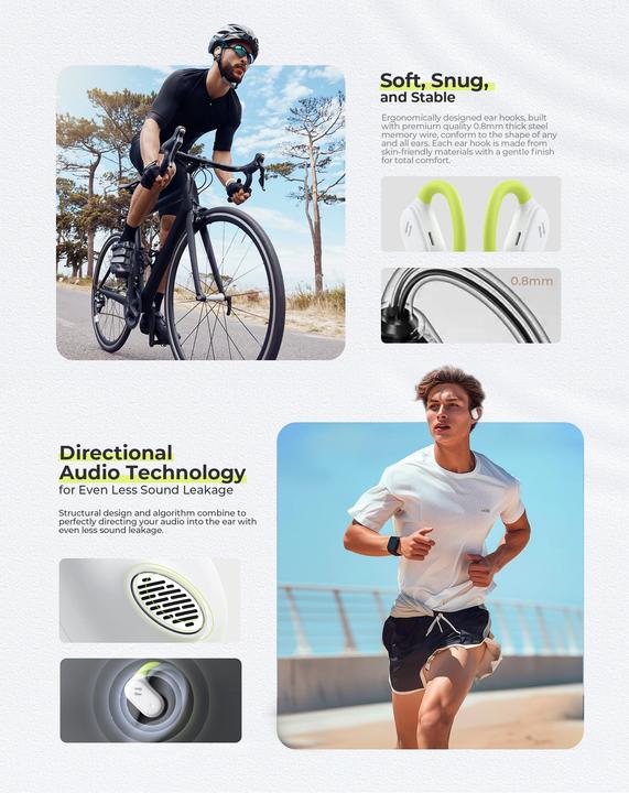 Actual product image Havit OWS915 (black) (8.50 h, Wireless)