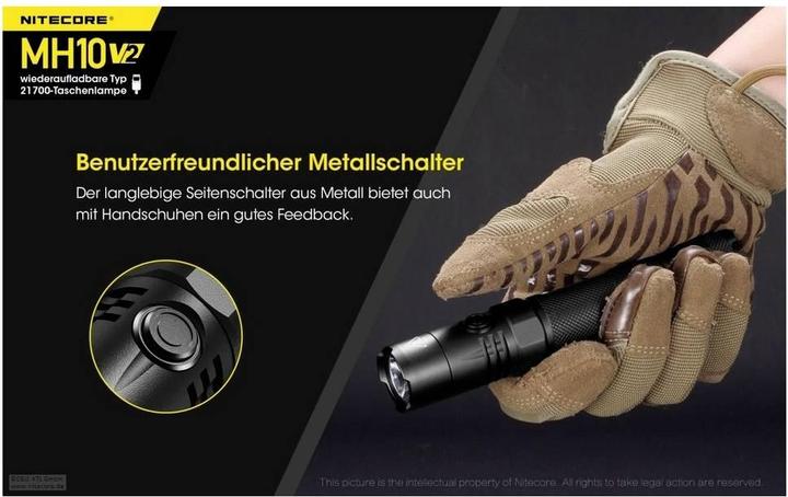 Produktbild Nitecore MH10 V2 - 1200 Lumen (14.70 cm, 1200 lm)