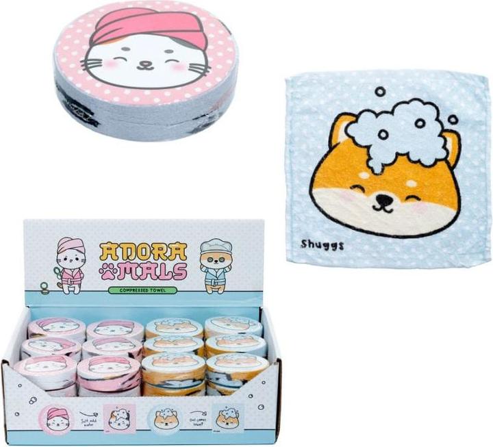 Immagine prodotto Puckator Asciugamano da viaggio compresso Adoramals Pets