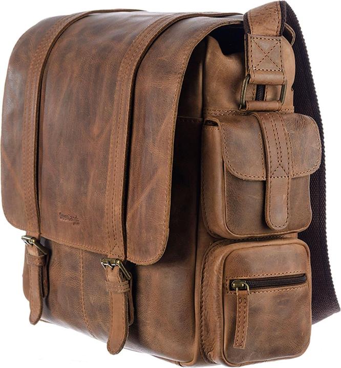 Image du produit Greenland Nature Montenegro Messenger en cuir 31 cm Compartiment pour ordinateur portable (11 l)