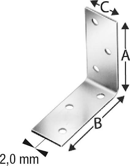 Actual product image Simpson Sst Perforated plate NP20/140/400 (1 pcs.)