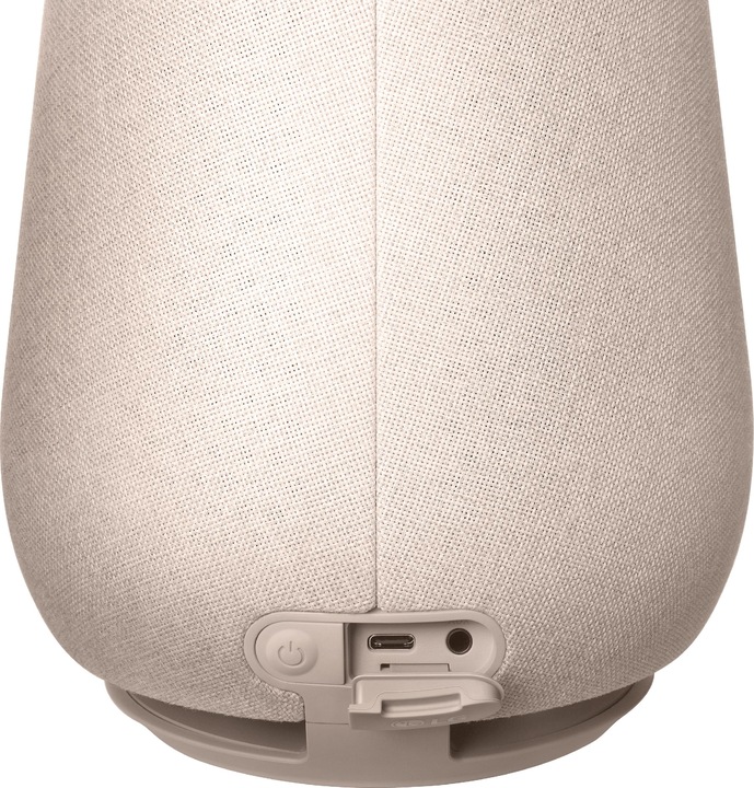 Produktbild LG XBOOM 360 XO3, Omnidirektionaler Lautsprecher 50W, Beleuchtung, IP54, Bluetooth 5.1, Beige (24 h)